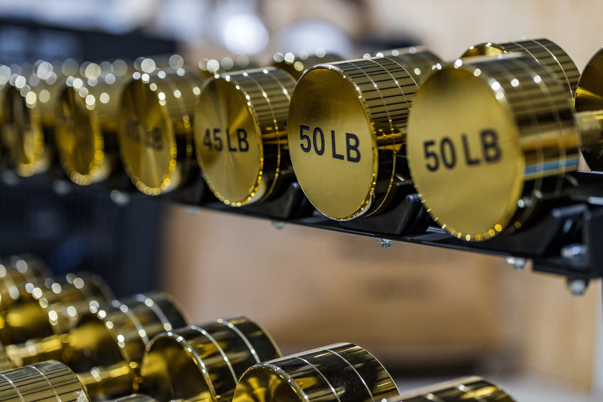 Simba Fitness Gold Dumbbells - Image 4