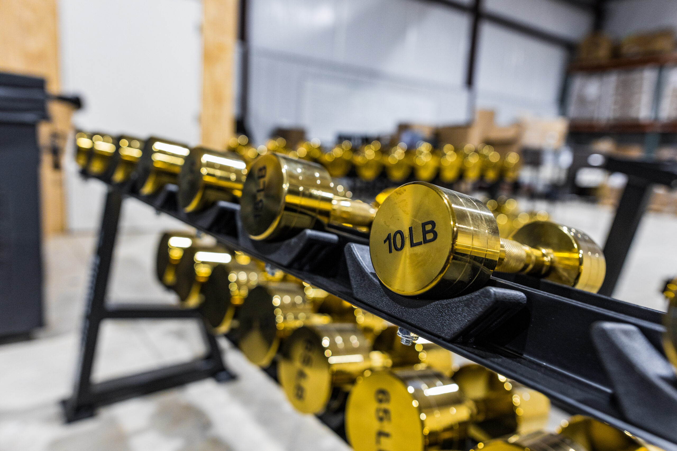 Simba Fitness Gold Dumbbells - Image 2