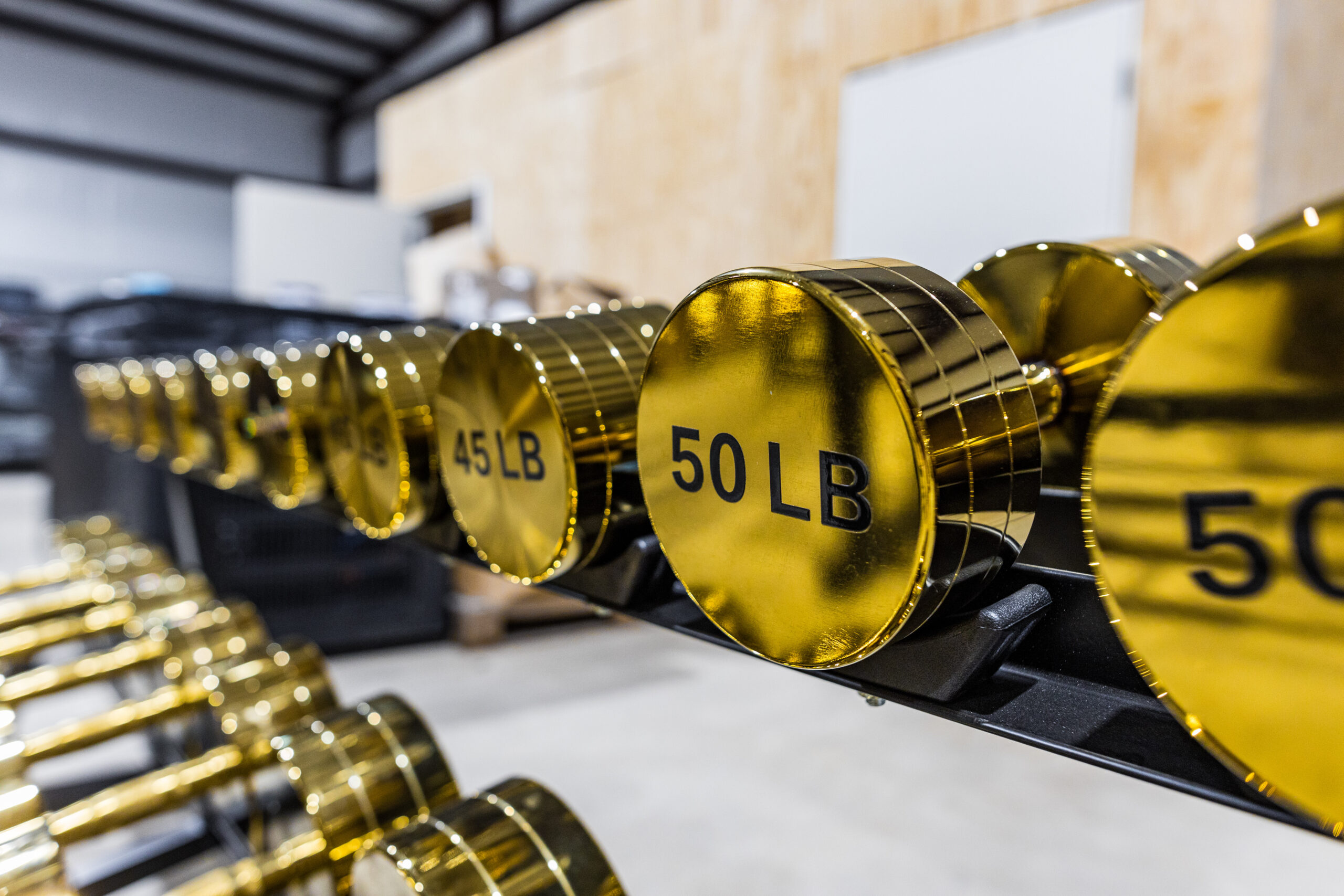 Simba Fitness Gold Dumbbells - Image 3