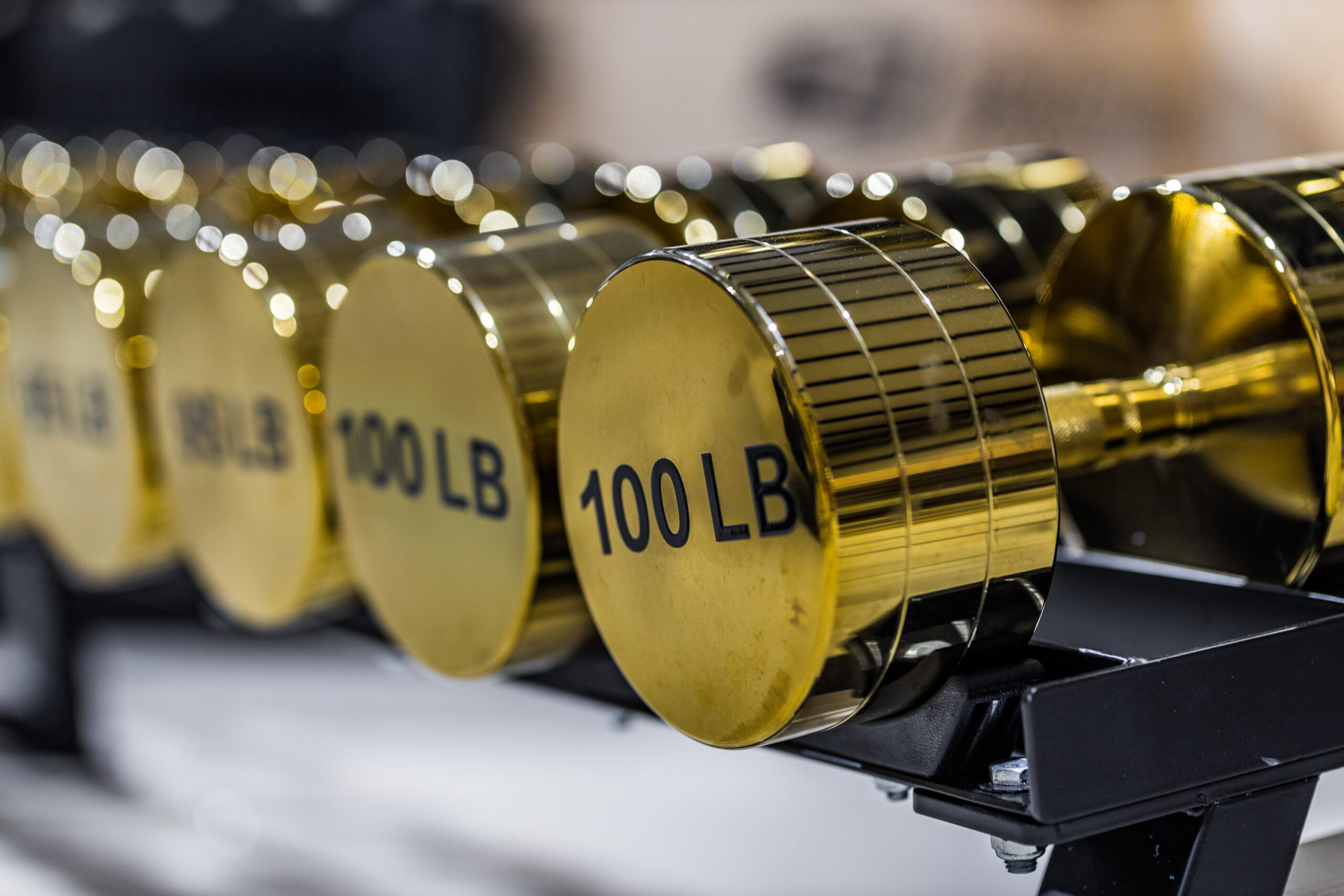 Simba Fitness Gold Dumbbells - Image 7