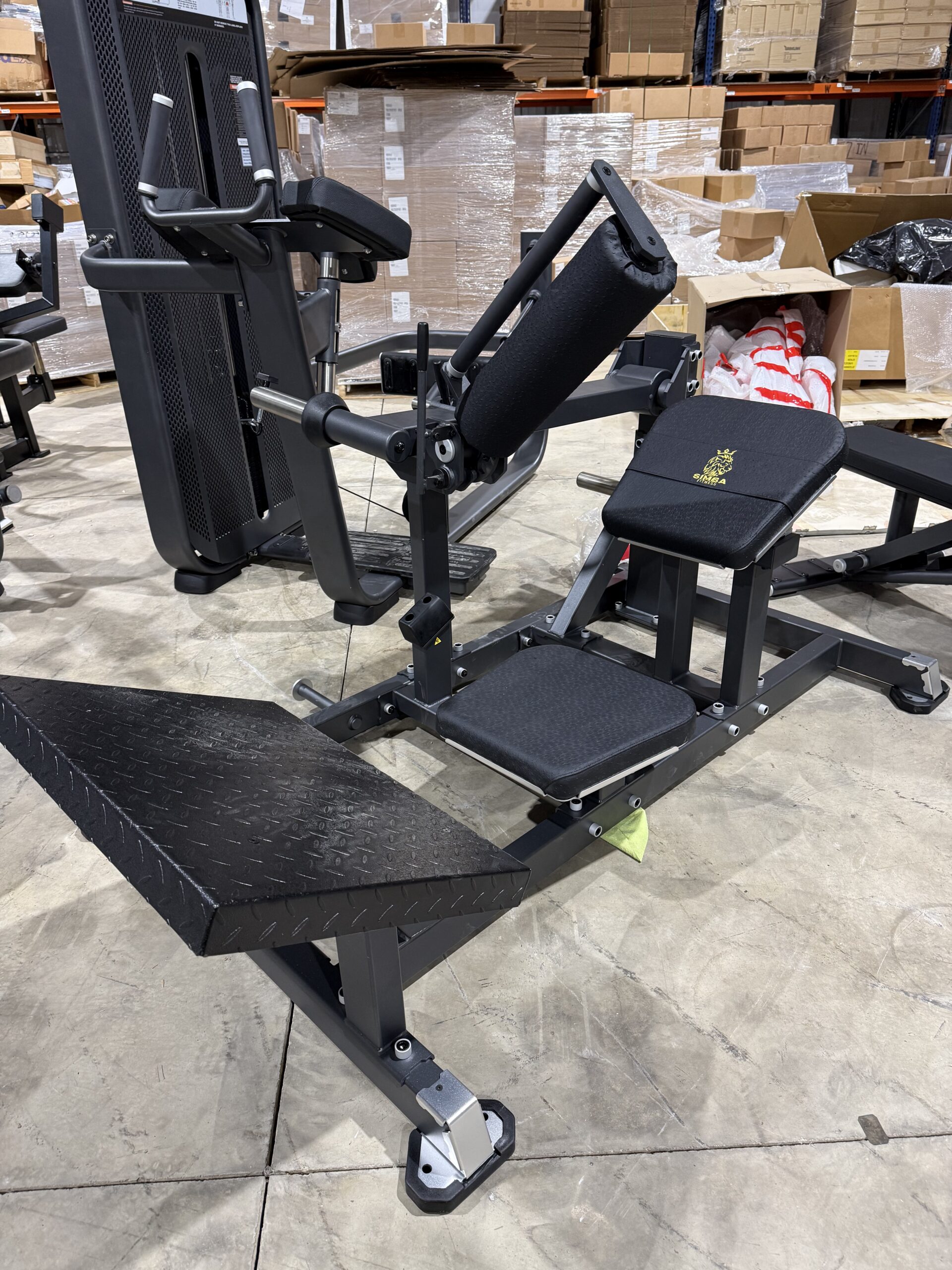 Simba Fitness Plate Loaded Hip Thrust Machine Y984ZA